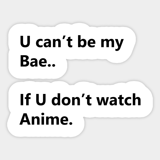 Anime Bae Sticker by Simonpeters98